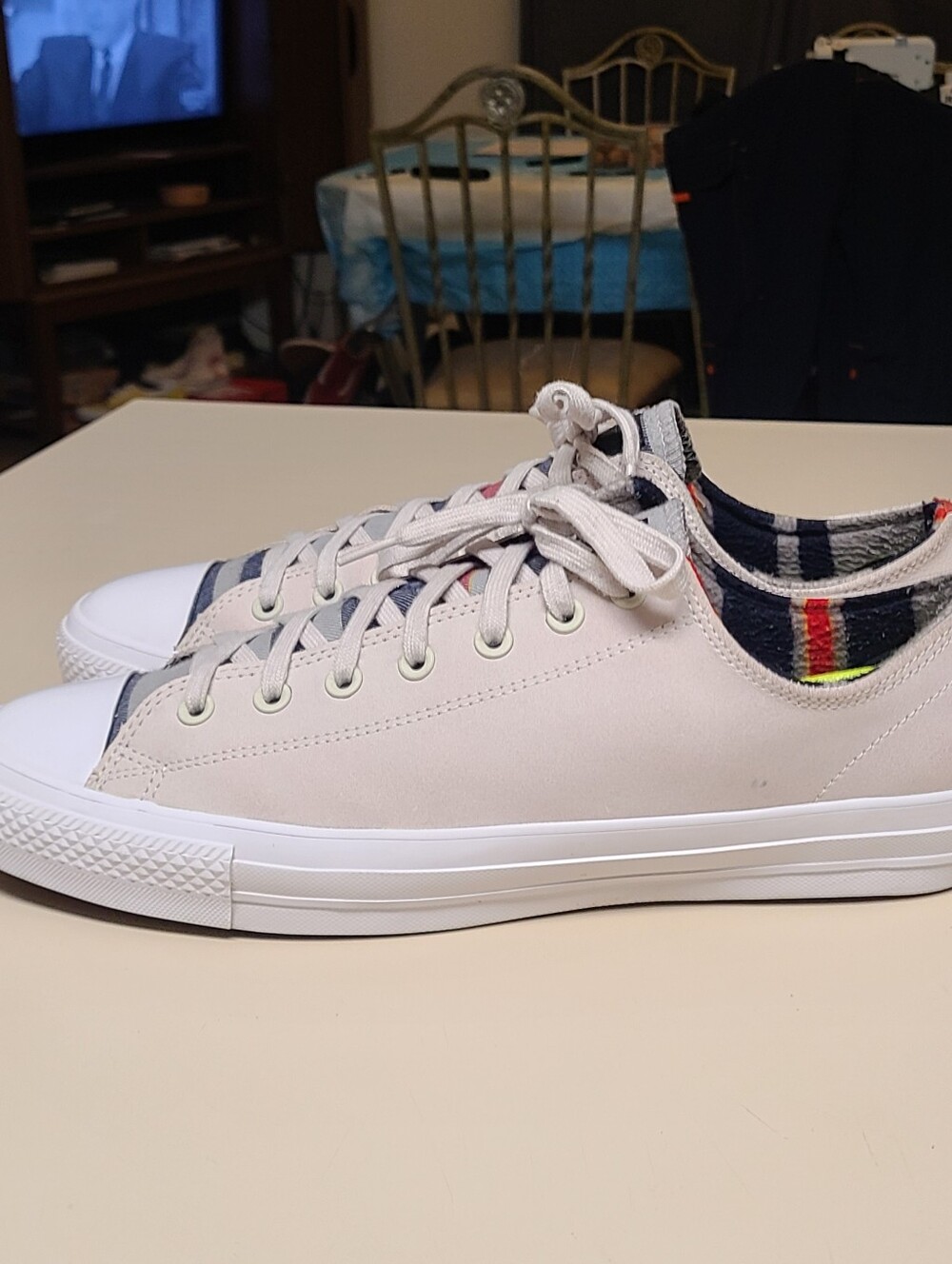 Converse CTAS Pro Ox Blanket Stripe low casual skateboard sneakers size 13 - Picture 5 of 10